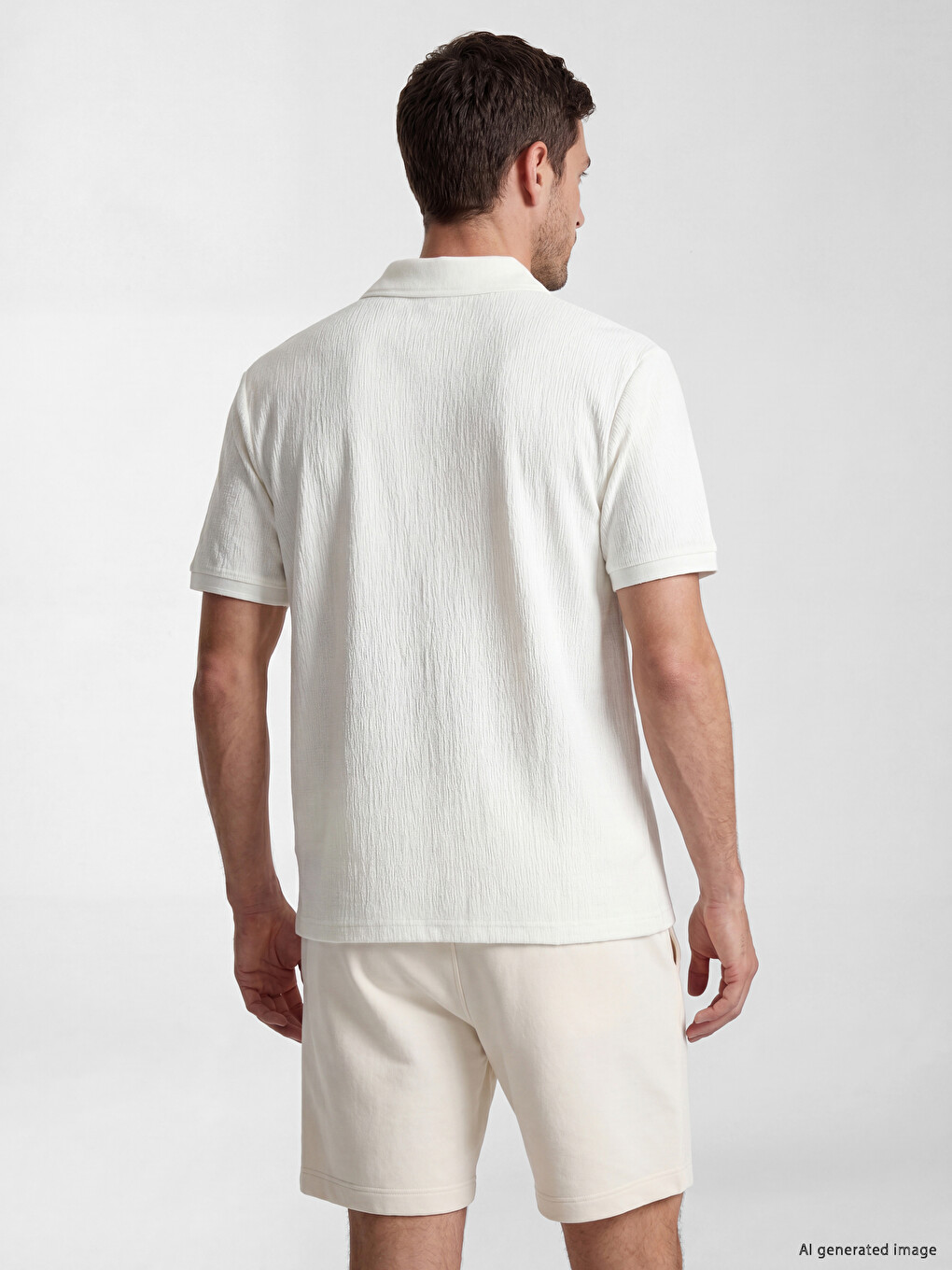 Polo Collar Men's T-Shirt-2