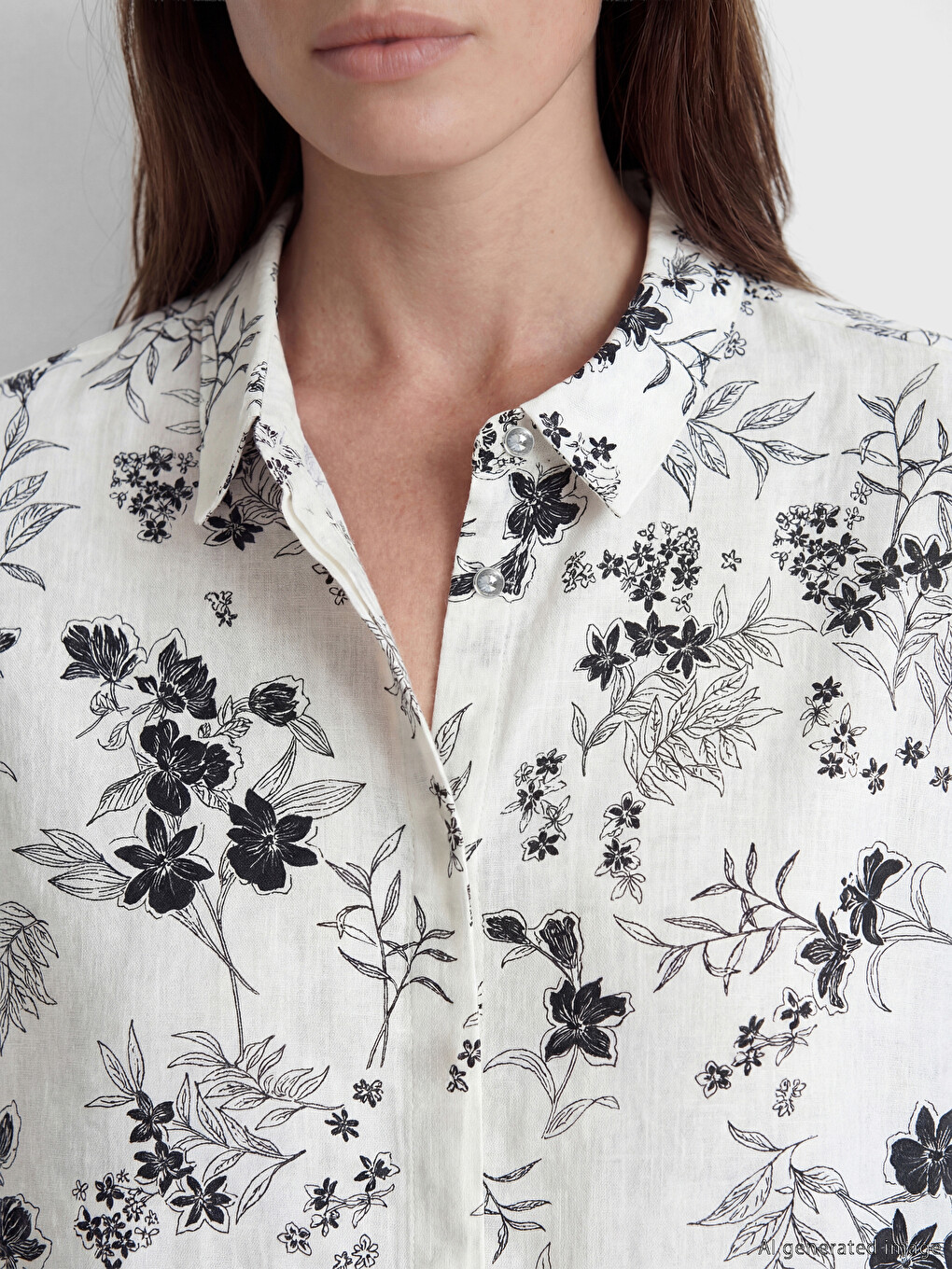 Floral Women's Shirt-2