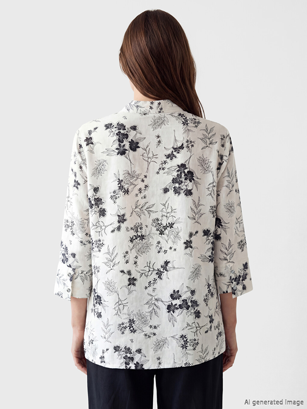 Floral Women's Shirt-3