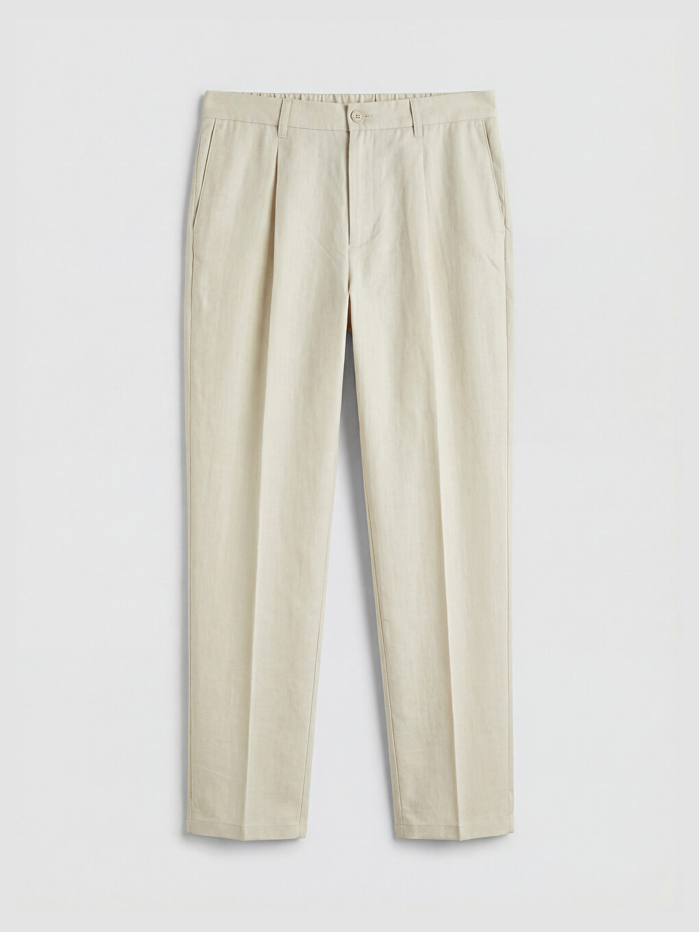 Regular Fit Men's Pleated Trousers-4