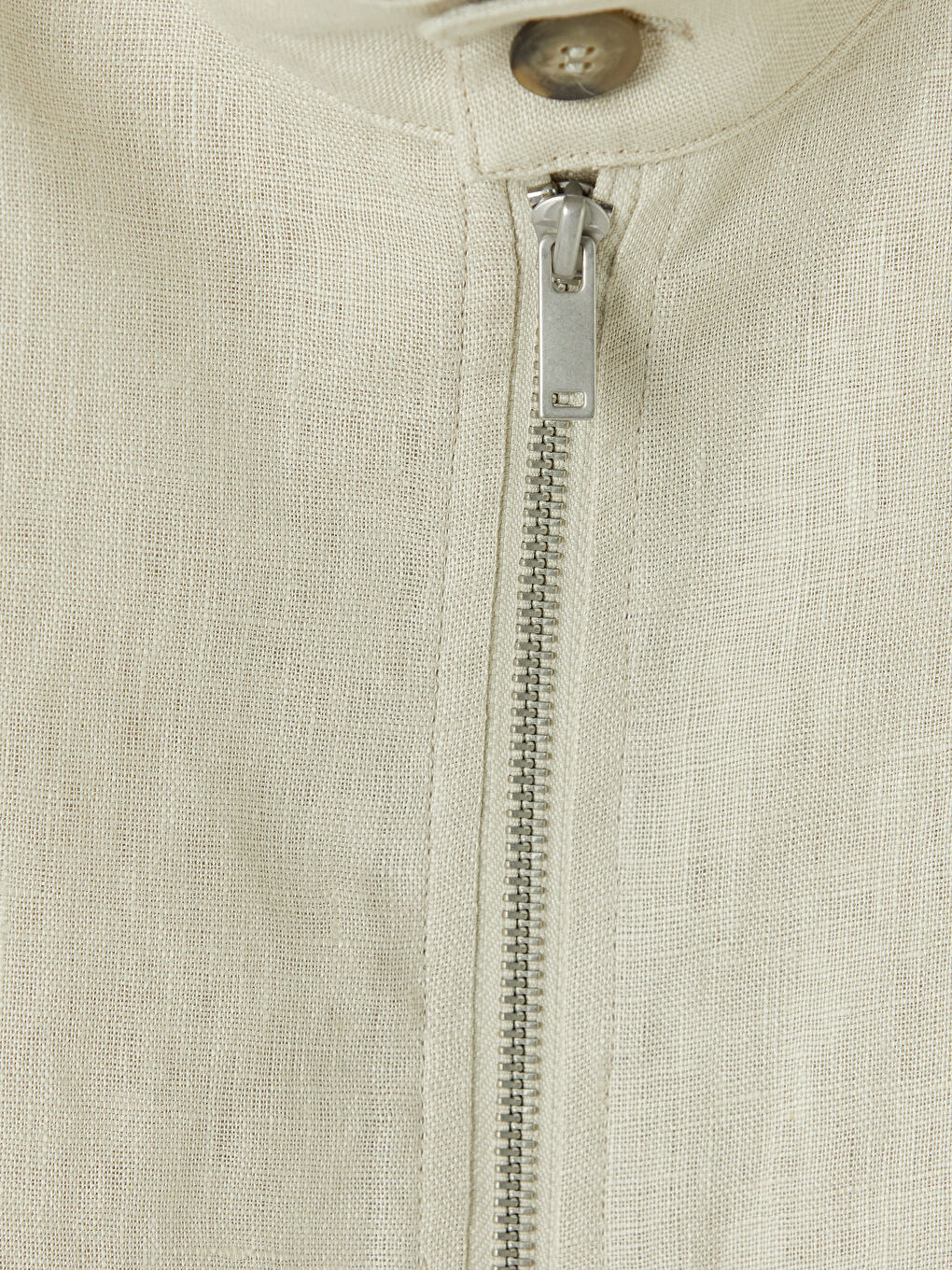 Gri Standart Kalıp Dik Yaka Erkek Mont-2