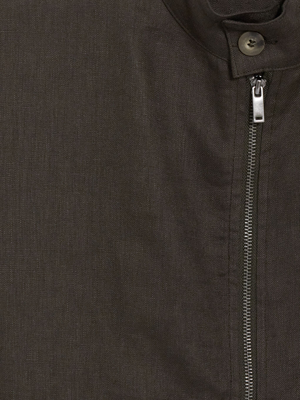 Haki Regular Fit Dik Yaka Erkek Mont-2