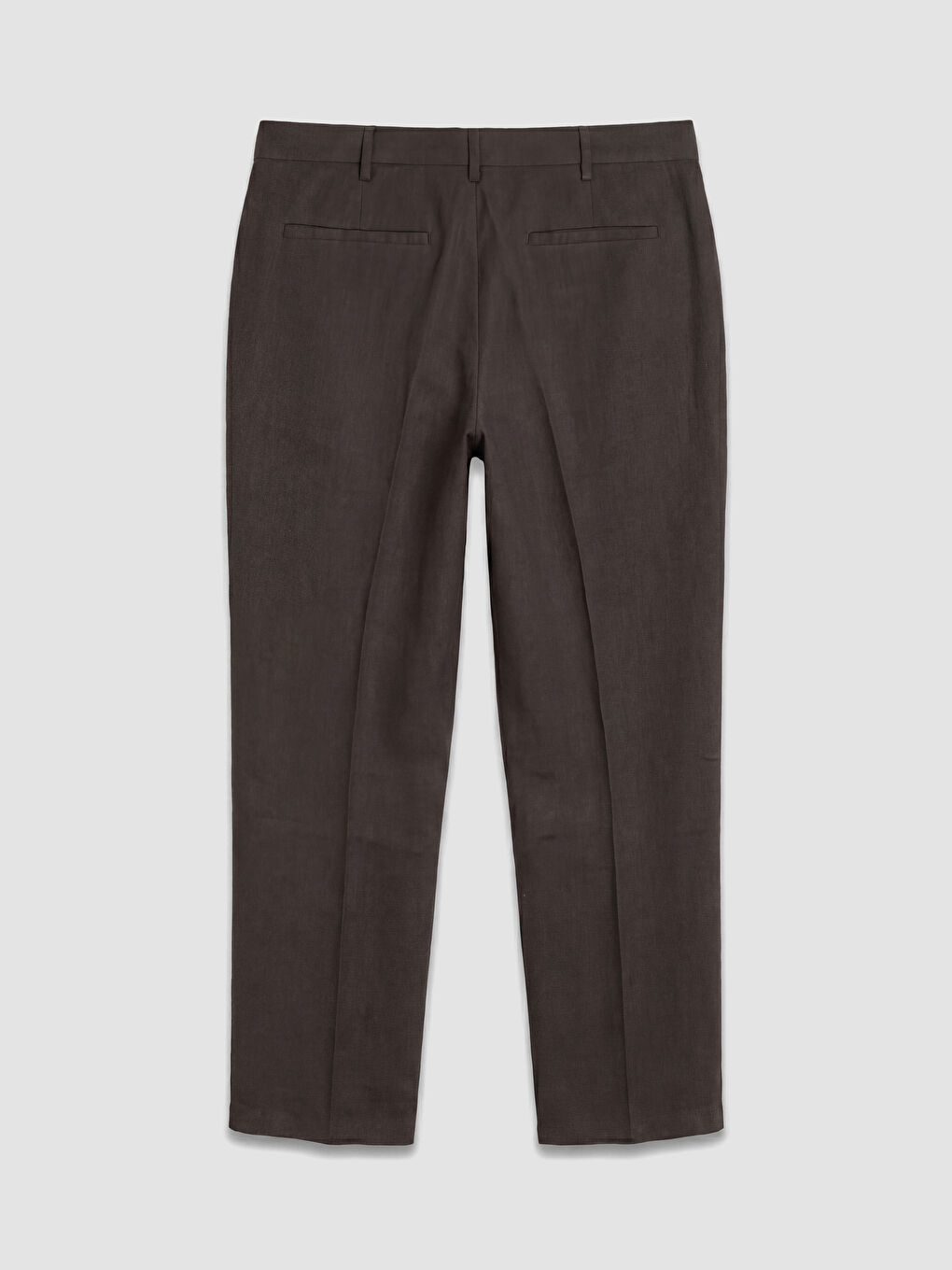Haki Regular Fit %100 Keten Erkek Pantolon-2