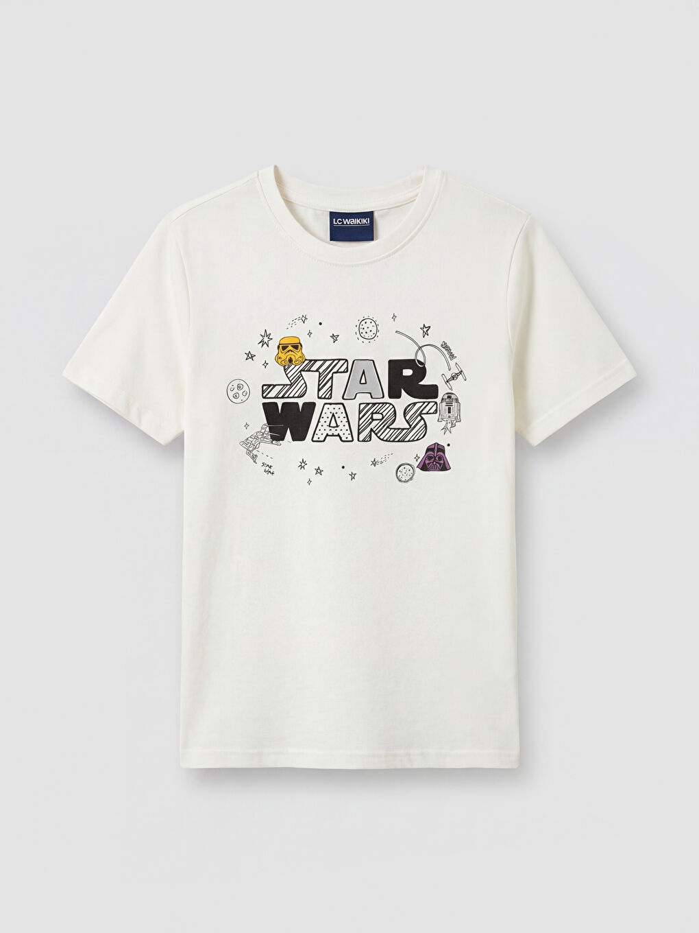 Boy ECRU Shortie Pyjama Set-1