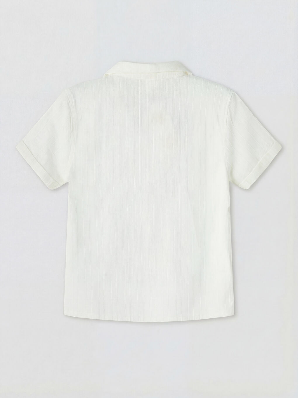 Bej Dokulu Erkek Çocuk Gömlek-1