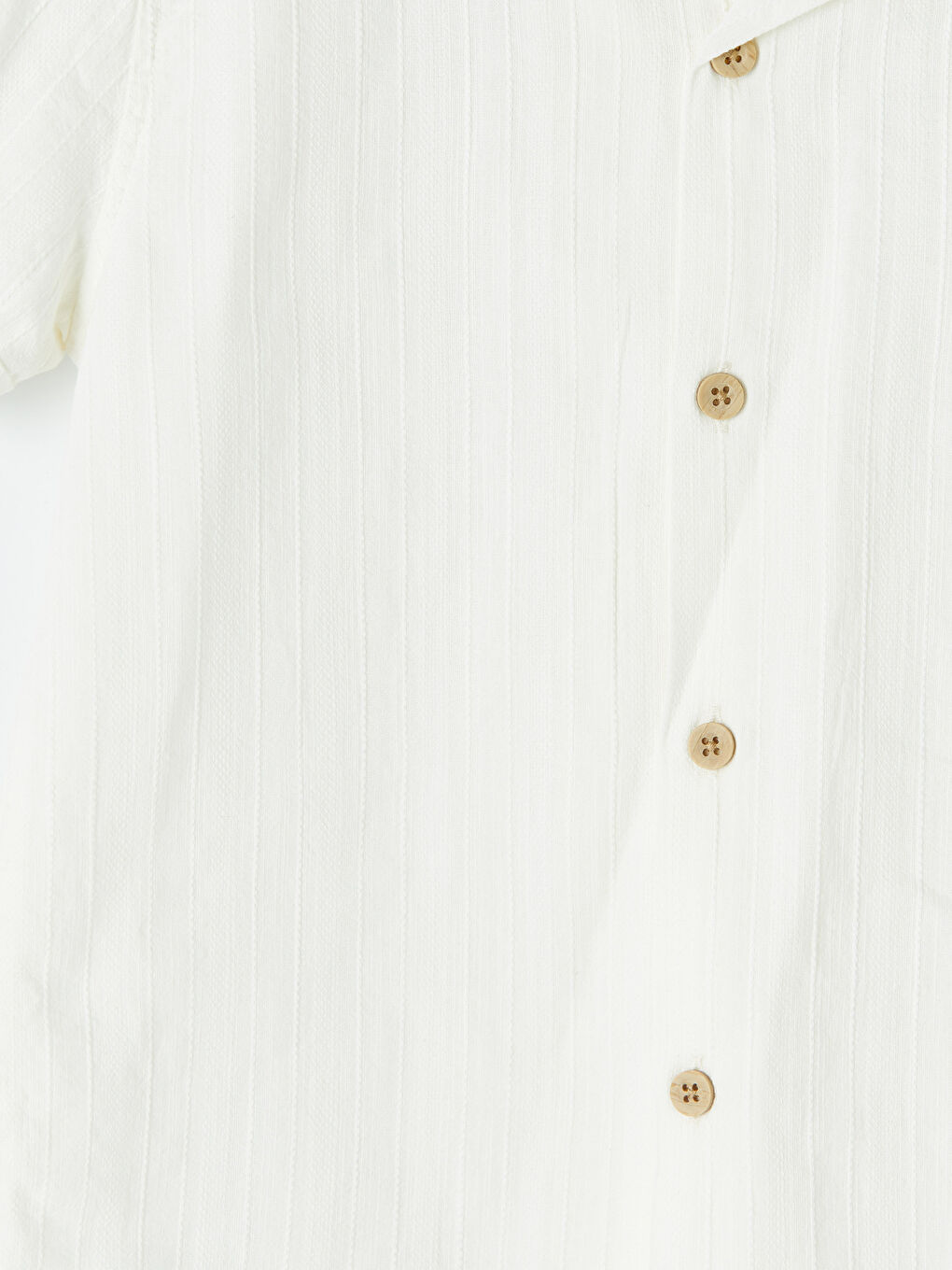 Bej Dokulu Erkek Çocuk Gömlek-2