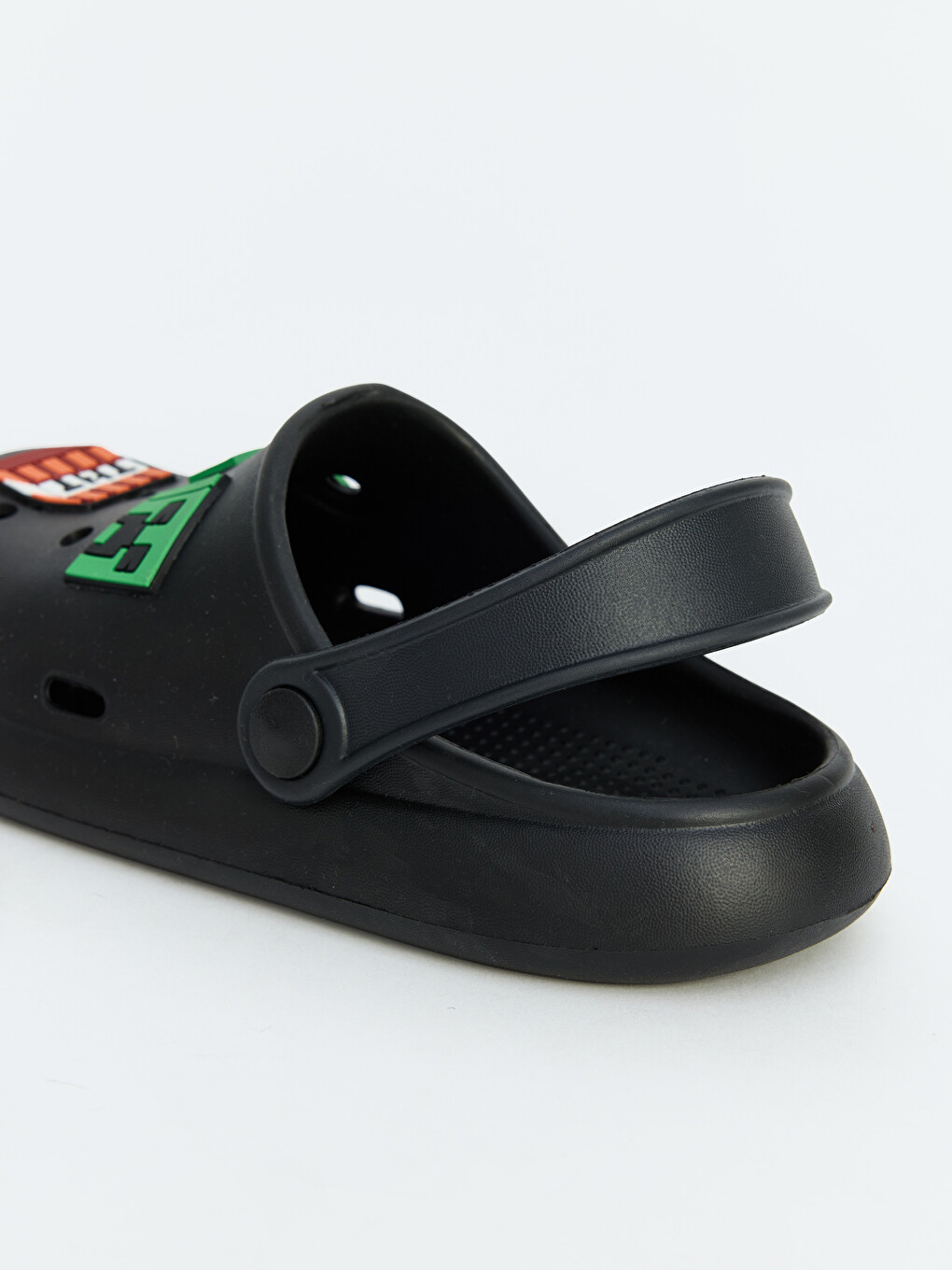 Karışık Minecraft Baskılı Unisex Çocuk Plaj Sandaleti-2