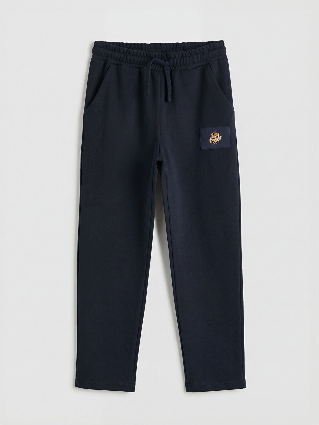 Lacivert Beli Lastikli Erkek Çocuk Jogger Eşofman Altı-0