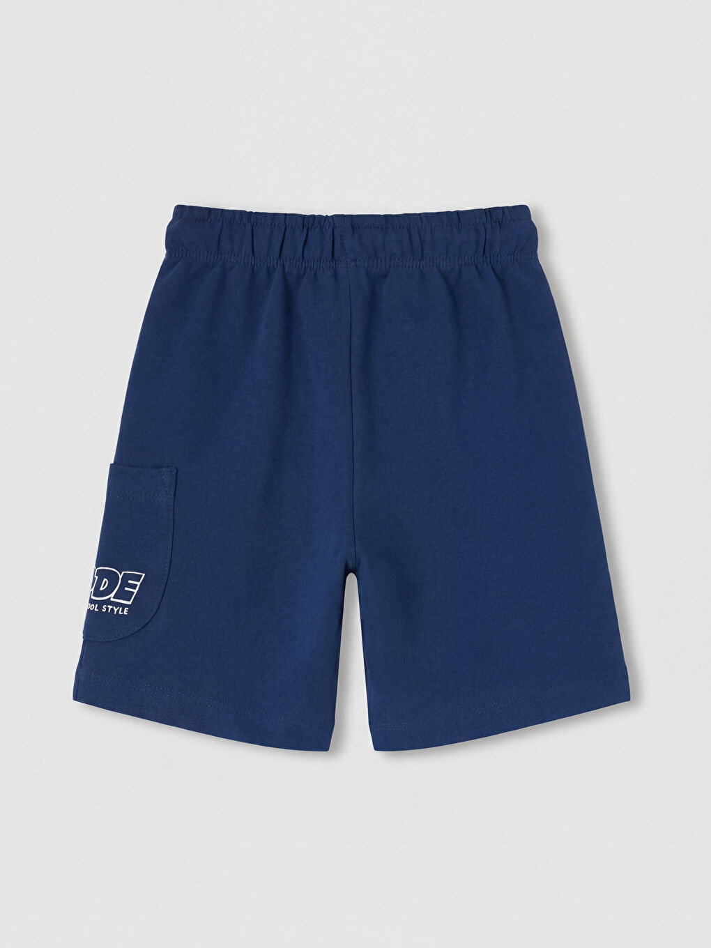 Lacivert Baskılı Erkek Çocuk Şort-1
