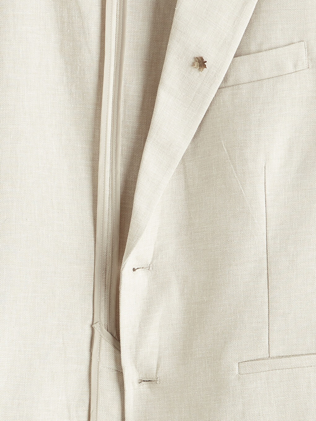 Regular Fit Erkek Keten Karışımlı Blazer Ceket-8