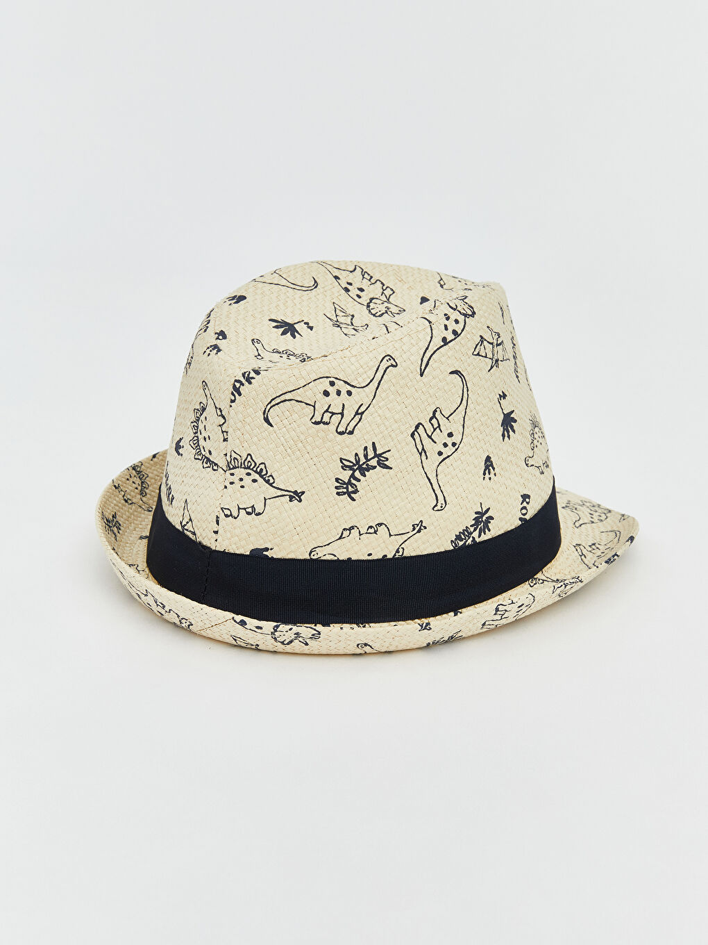 ჩვილი ბიჭი ბეჟი Fedora ქუდი-2