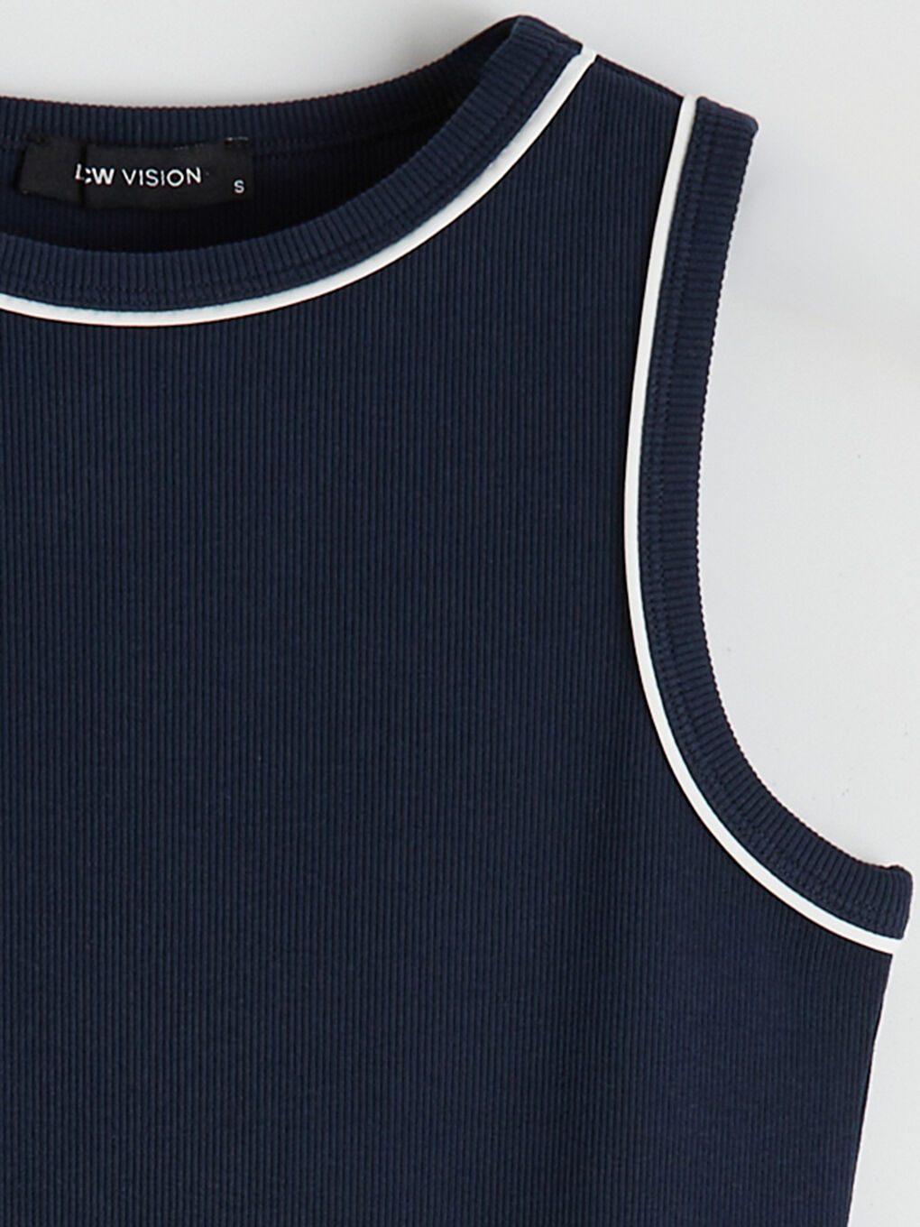 Crew Neck Waisted Dress-5