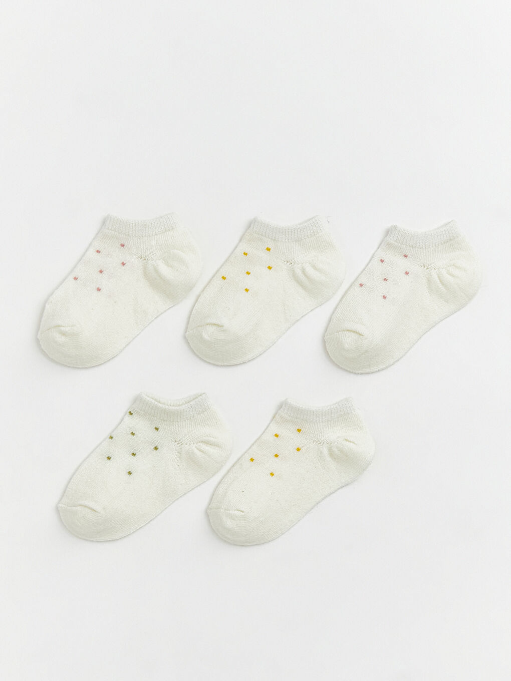 Čarape za treniranje za bebu devojčicu, pakovanje od 5 komada