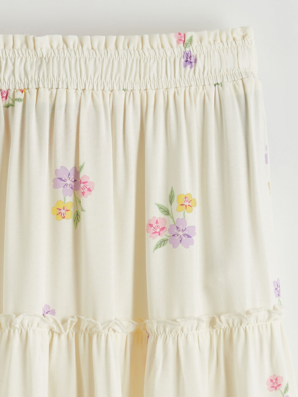 تنورة بيج فاتح / ايكرو فتاة-1