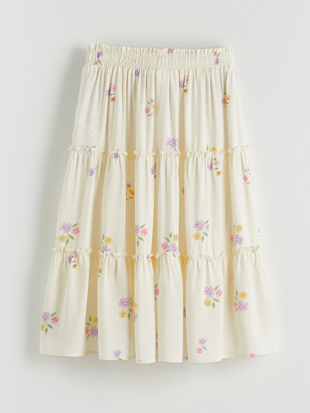 تنورة بيج فاتح / ايكرو فتاة-2