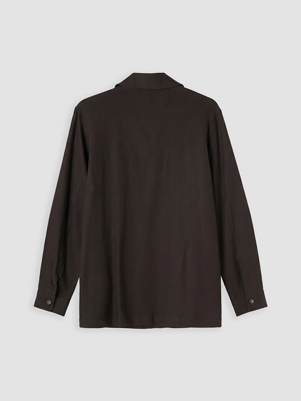 Kahverengi Regular Fit Erkek Keten Karışımlı Blazer Ceket-1