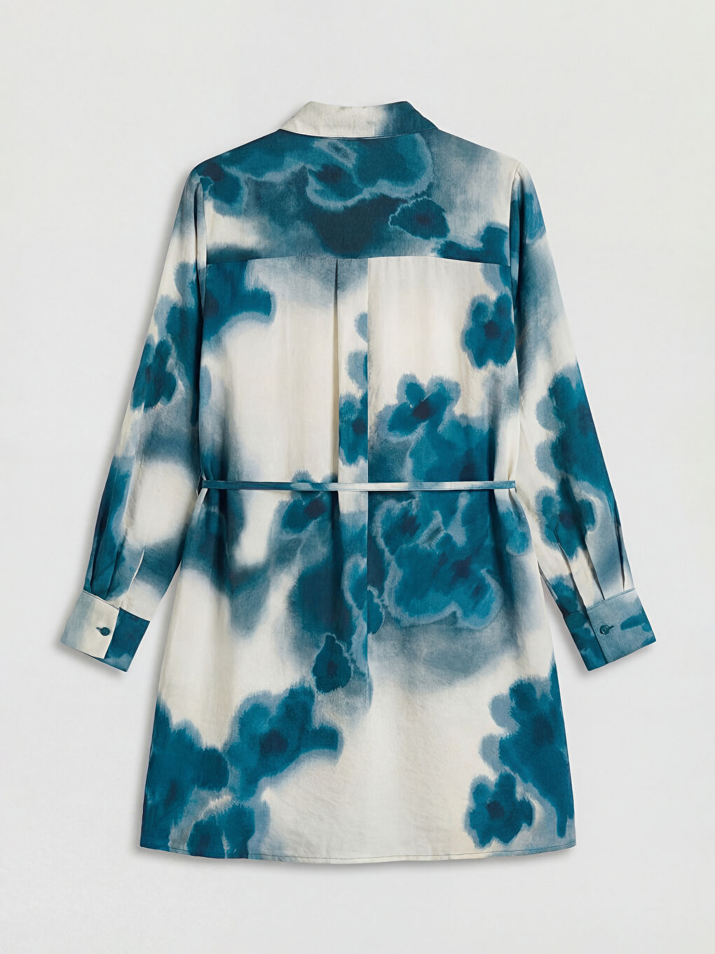 Woman BLUE Shirt Tunic-5