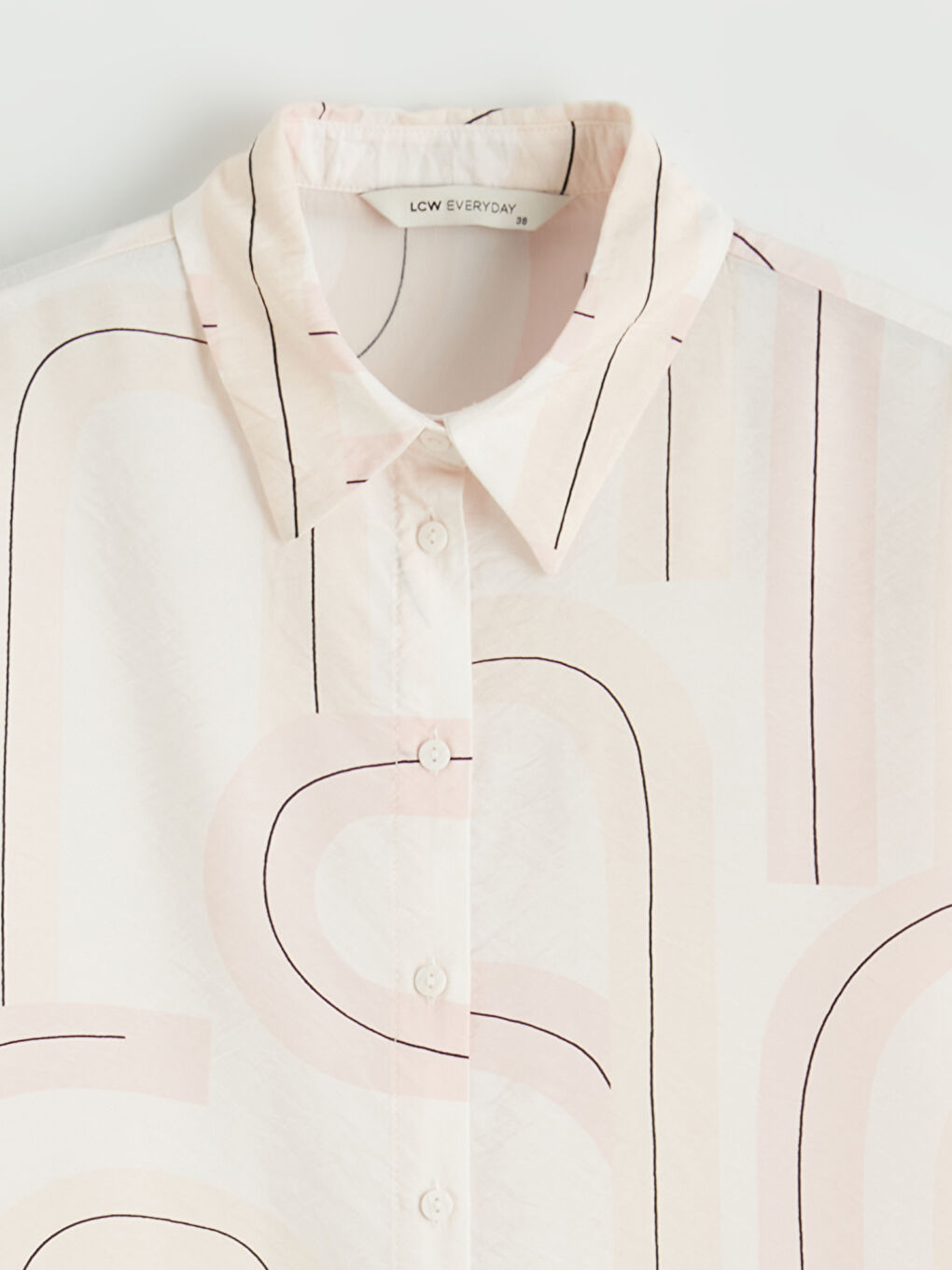 Patterned Women's Shirt Tunic-5