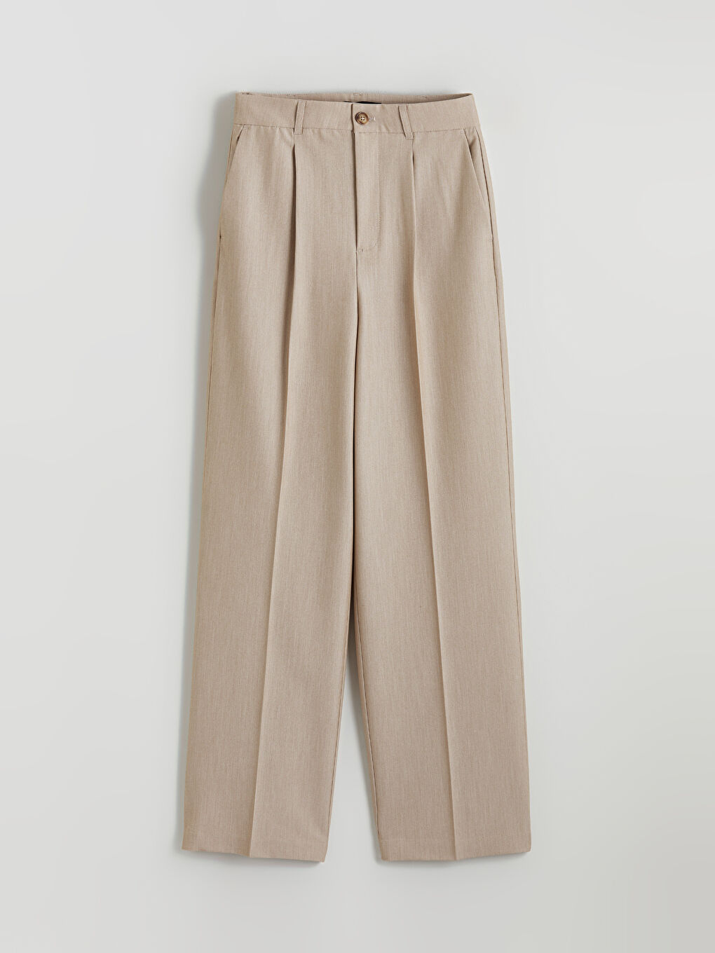 Pantalons de costume BEIGE Femme-4