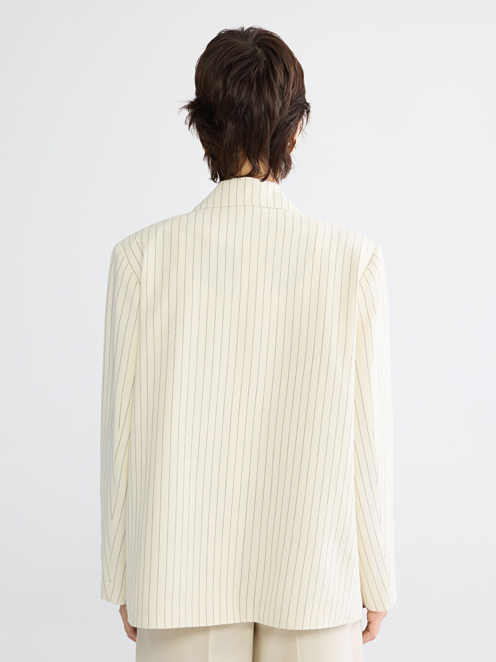 Женщины Коричневый Блейзер-4