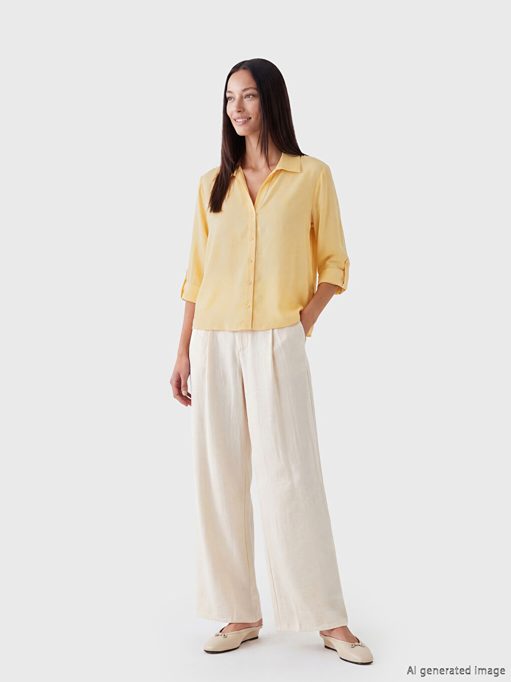 Crop Kadın Gömlek-1