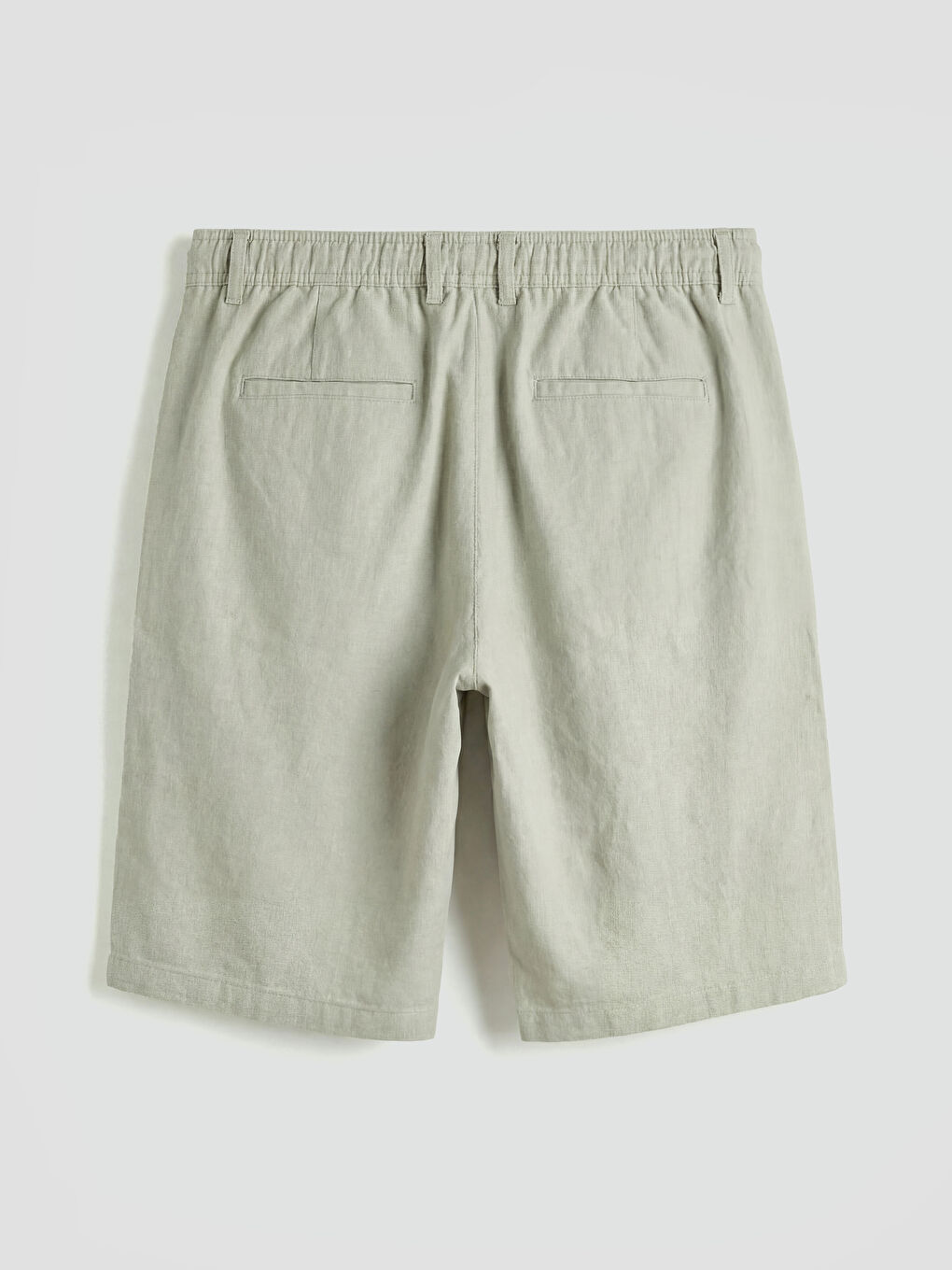 Мъжки шорти Regular Fit с ленена визия-5