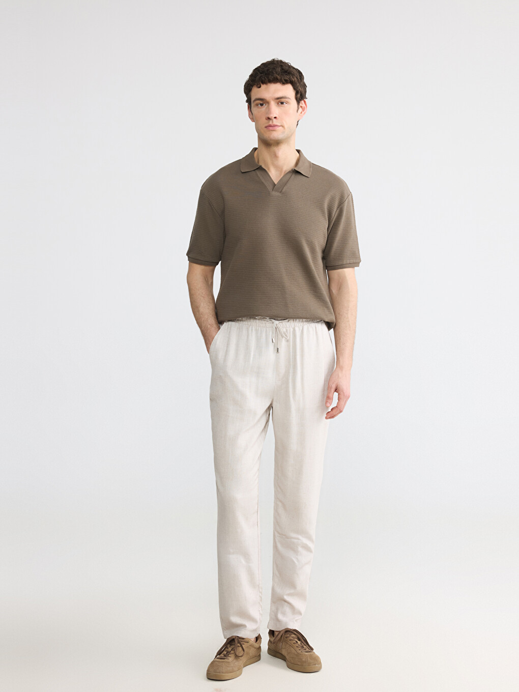 Standard Fit Men's Trousers-1
