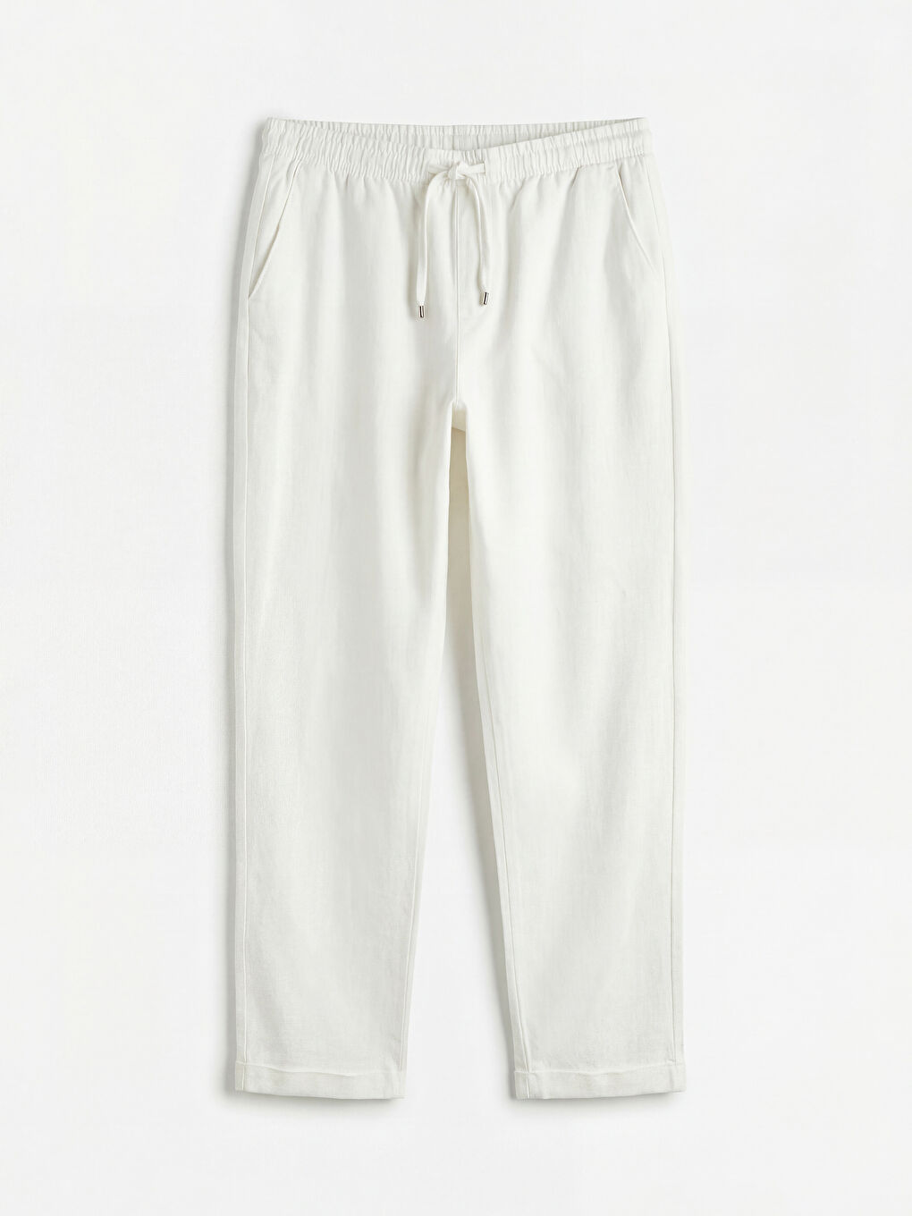 Regular Fit Dobby Fabric Men's Trousers-3