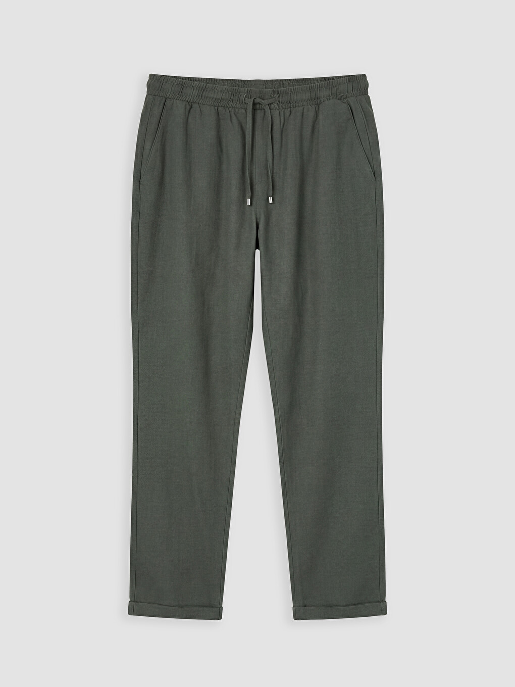 Standard Fit Dobby Men's Trousers-4