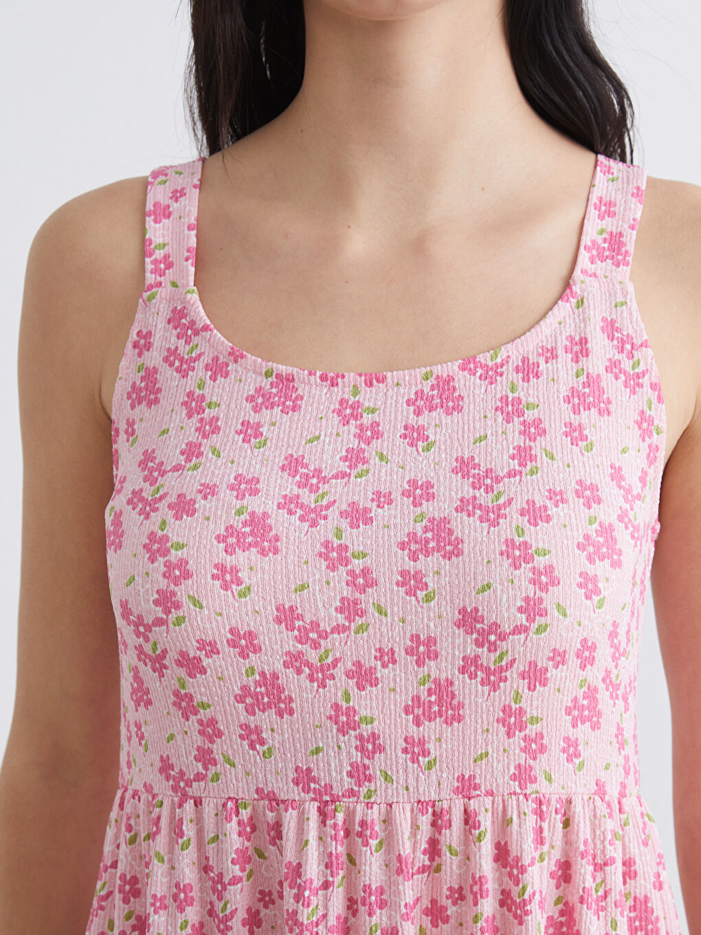 Женщины Розовый Платье-2