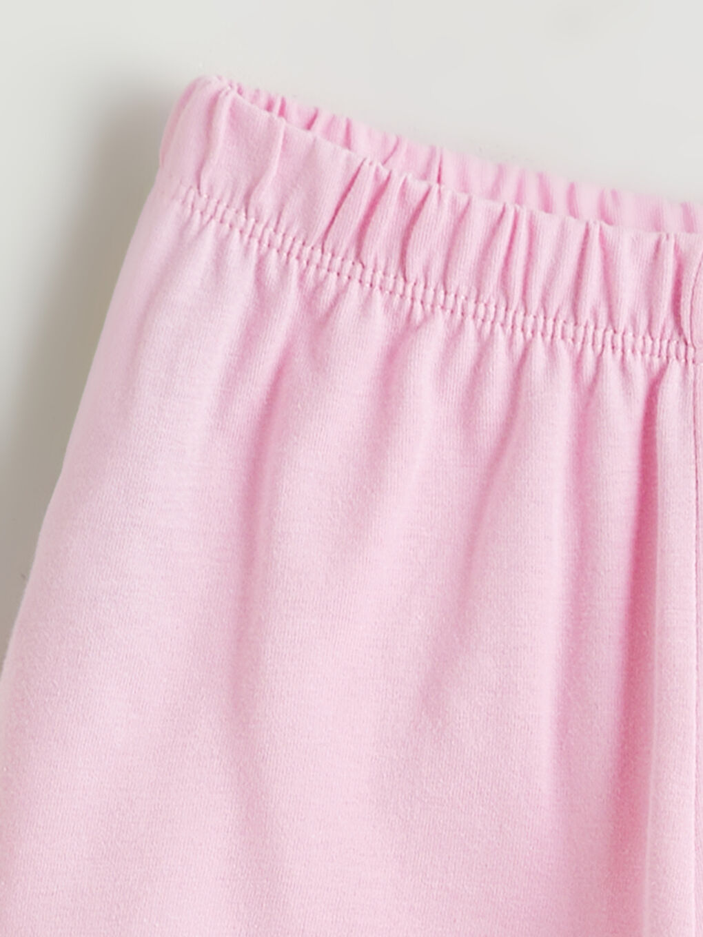 Pembe Bisiklet Yaka Baskılı Kız Çocuk Tişört ve Şort-5