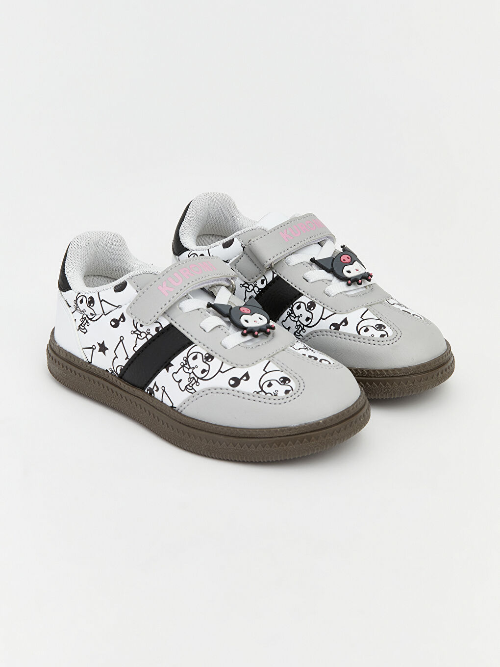 Beyaz Bağcık ve Cırt Cırtlı Kız Bebek Spor Ayakkabı