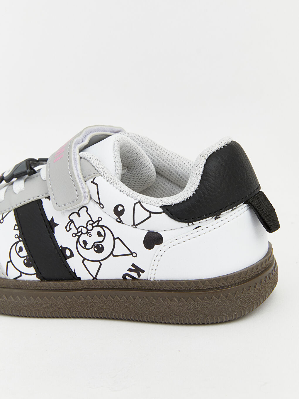 Beyaz Bağcık ve Cırt Cırtlı Kız Bebek Spor Ayakkabı-4
