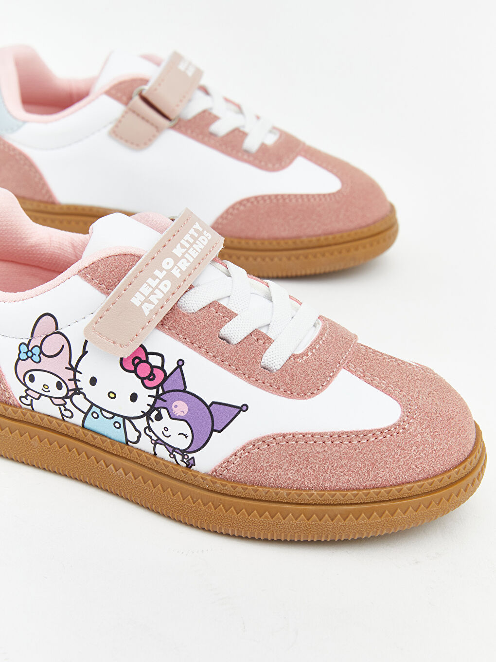 Pembe Hello Kitty Baskılı Kız Bebek Spor Ayakkabı-2