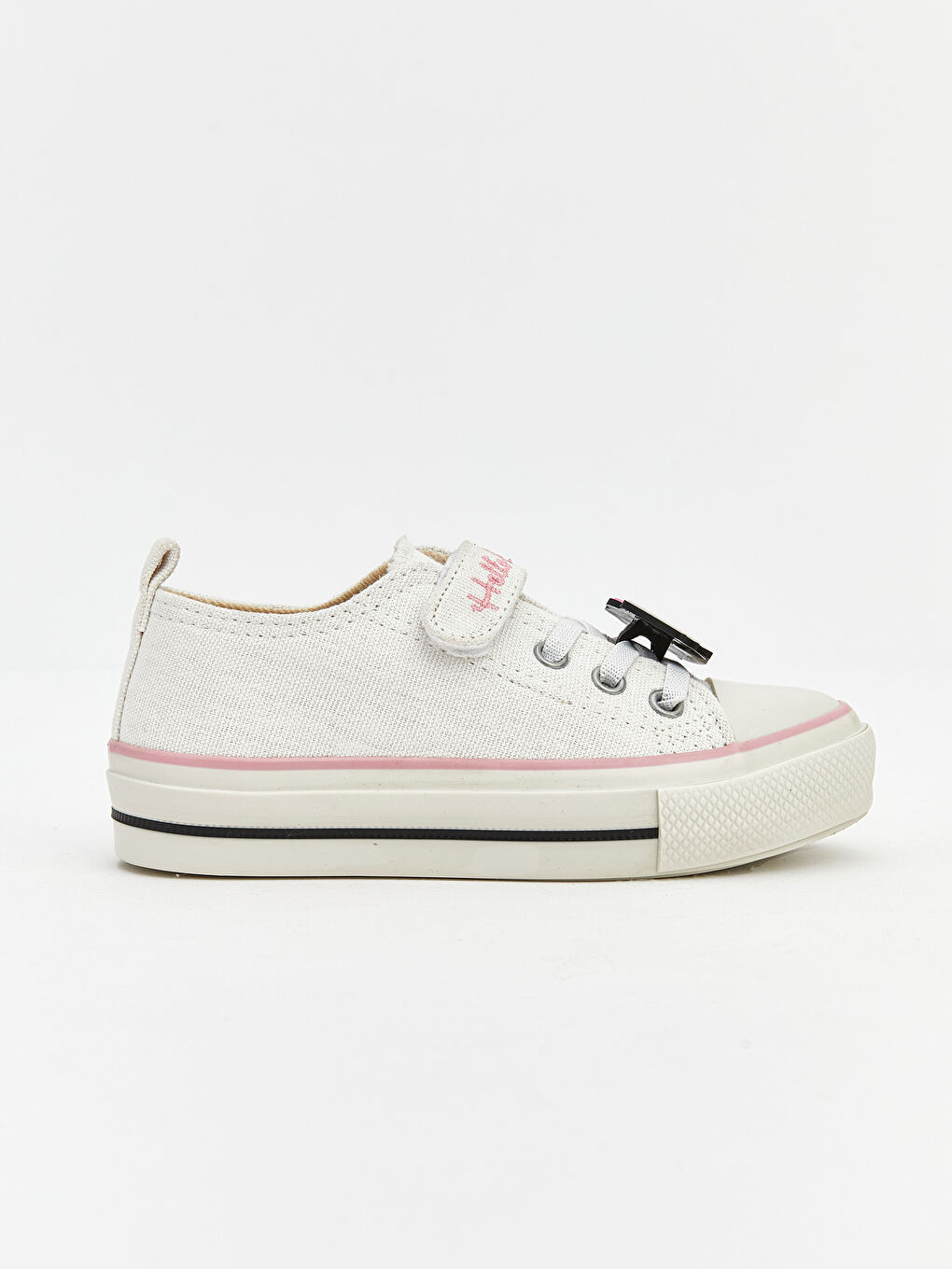 Beyaz Hello Kitty Baskılı Kız Çocuk Spor Ayakkabı-1