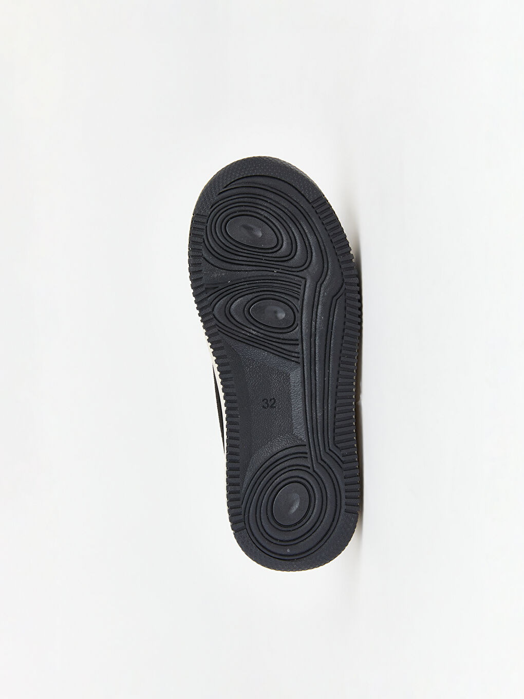 Siyah Bağcıklı Kalın Tabanlı Kız Çocuk Spor Ayakkabı-3