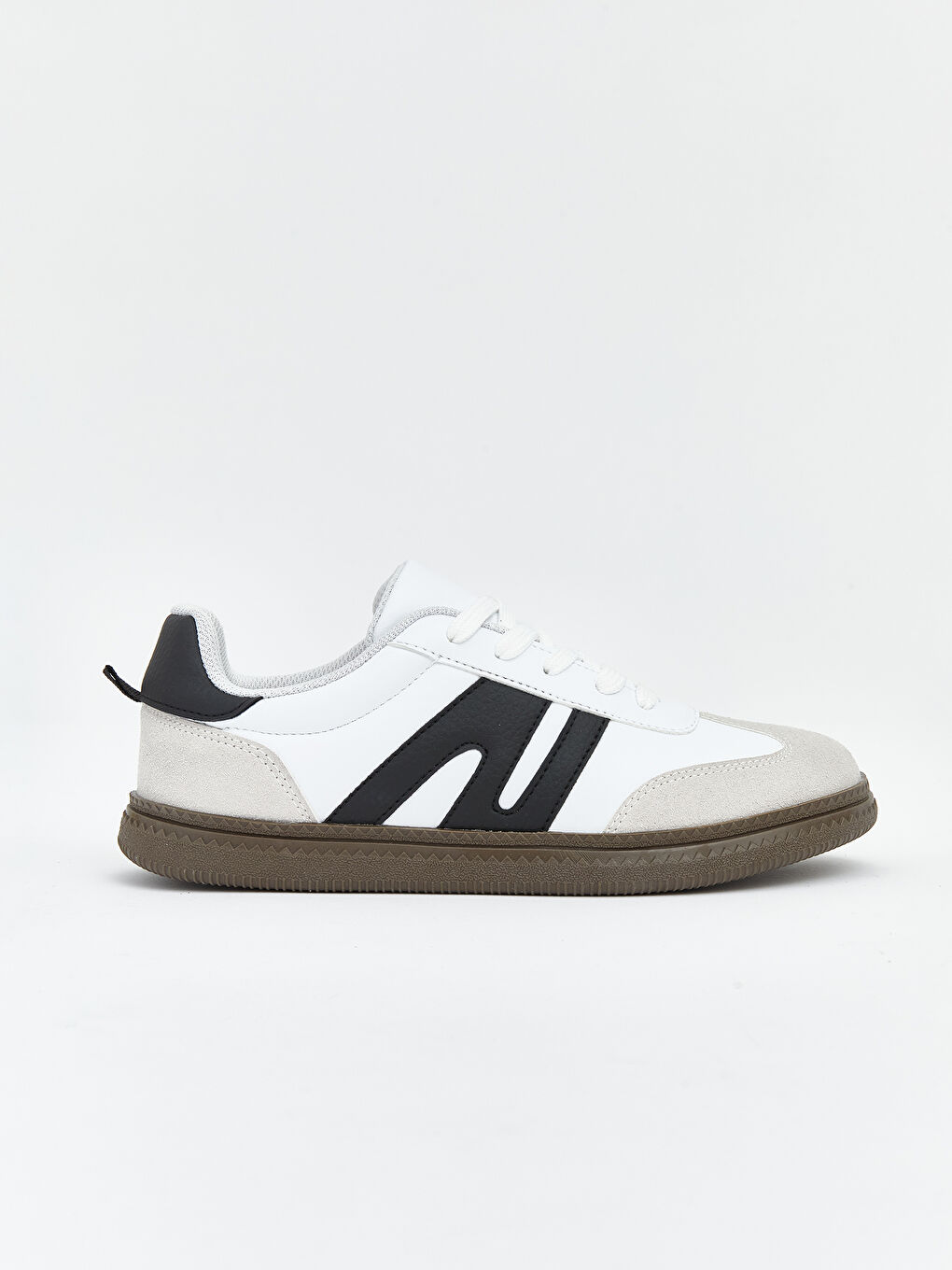 Beyaz Deri Görünümlü Kız Çocuk Spor Ayakkabı-1