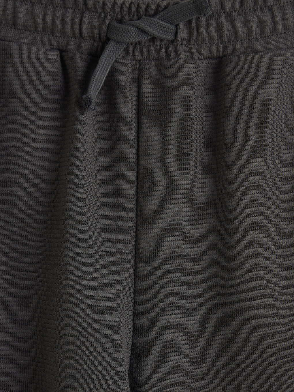 Antrasit Erkek Çocuk Dokulu Şort-2