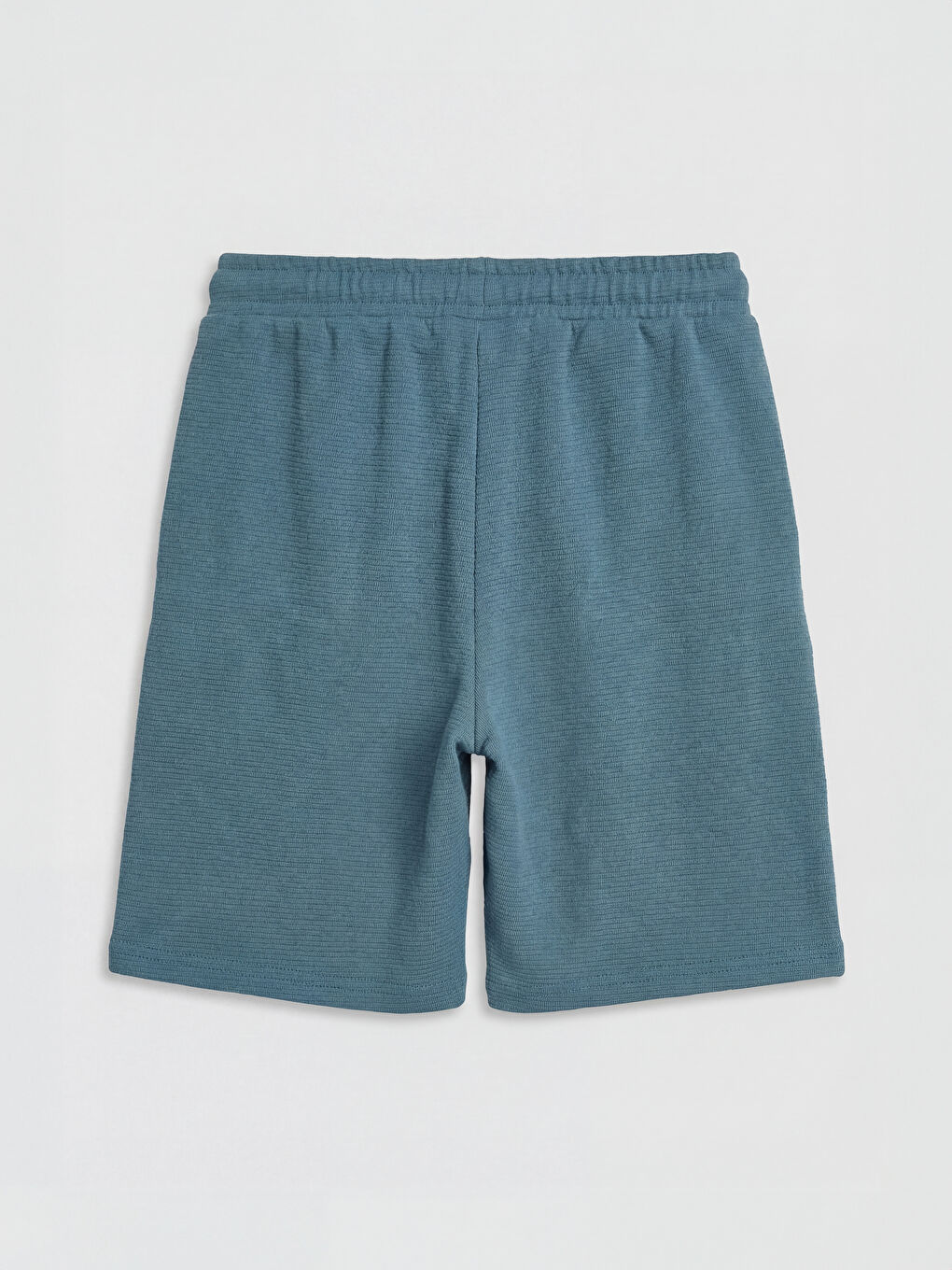 Mavi Erkek Çocuk Dokulu Şort-1