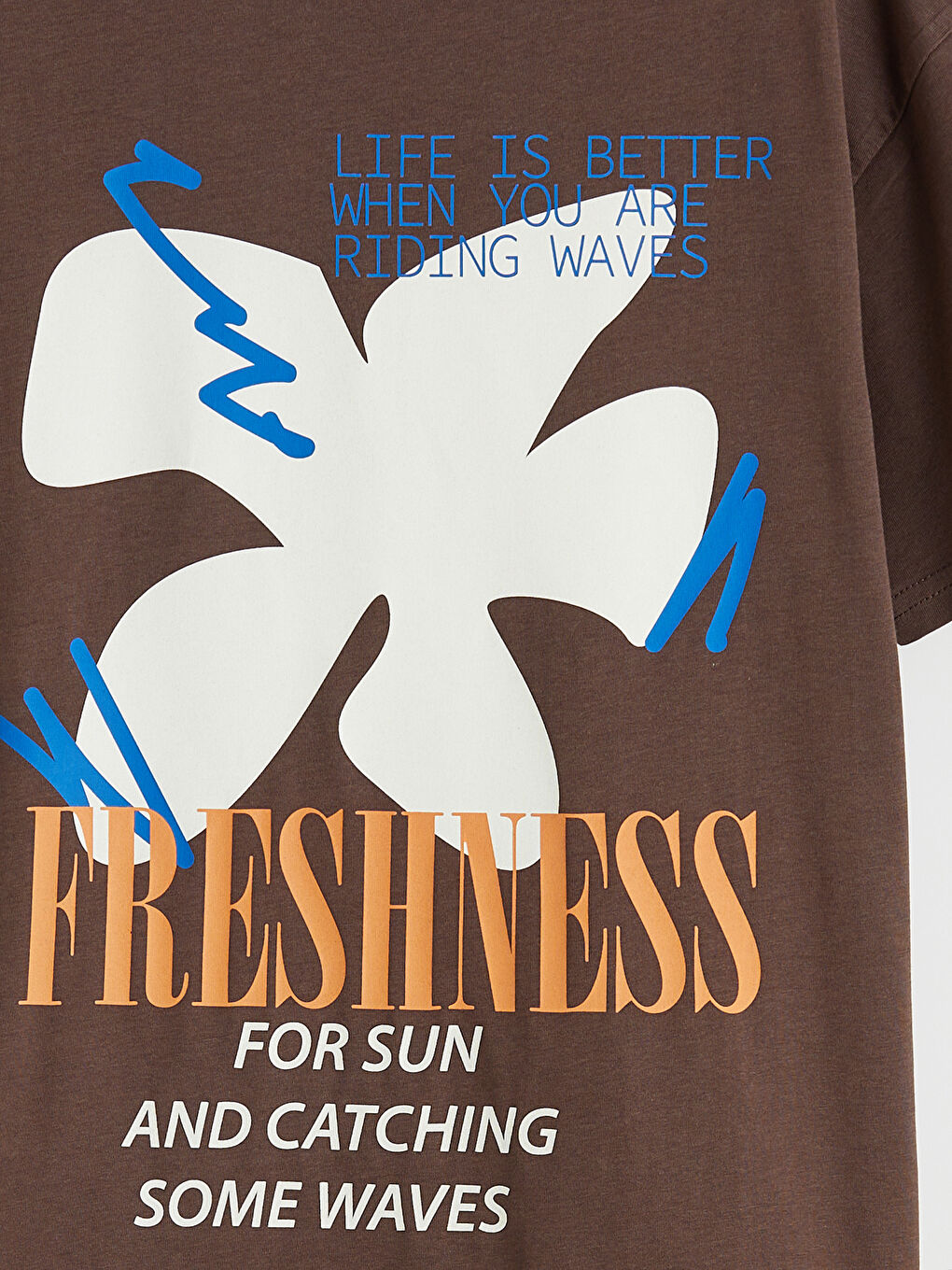 Dečija majica sa okruglim izrezom i štampom-2