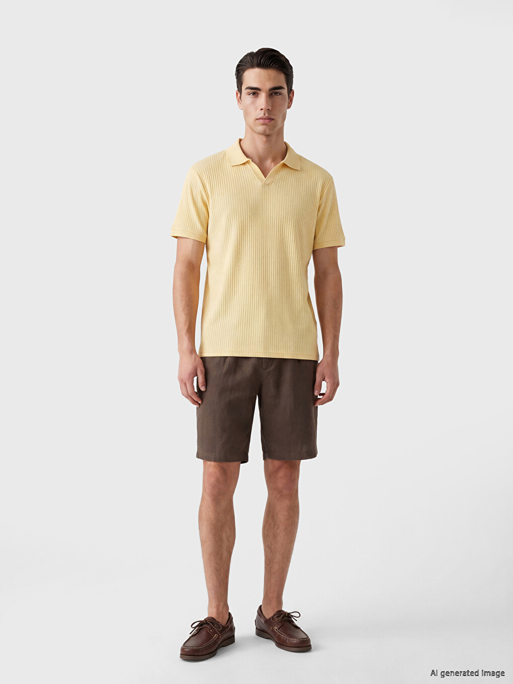 Polo Collar Men's T-Shirt-1