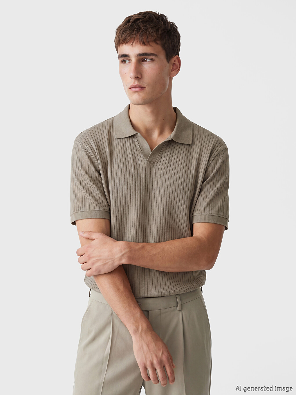 Polo Collar Men's T-Shirt