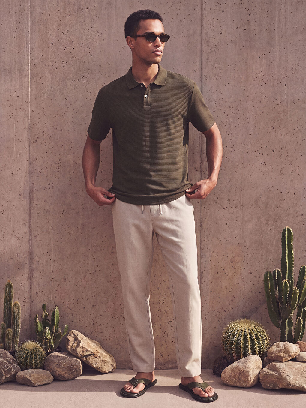 Polo Collar Men's T-Shirt