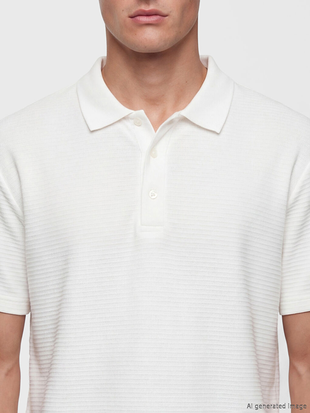 Polo Collar Men's T-Shirt-2