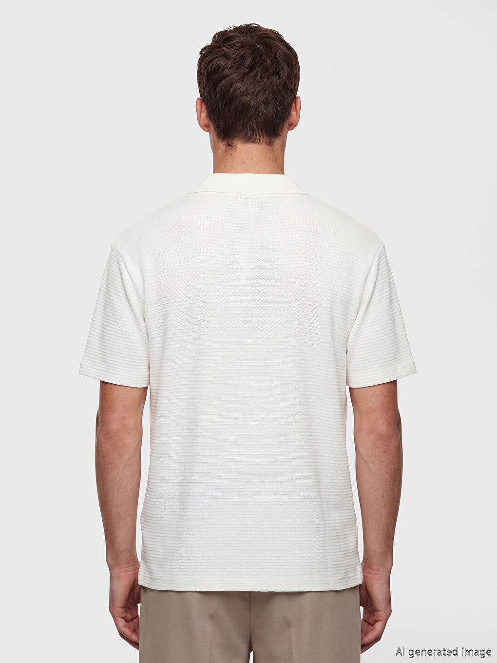 Polo Collar Men's T-Shirt-3