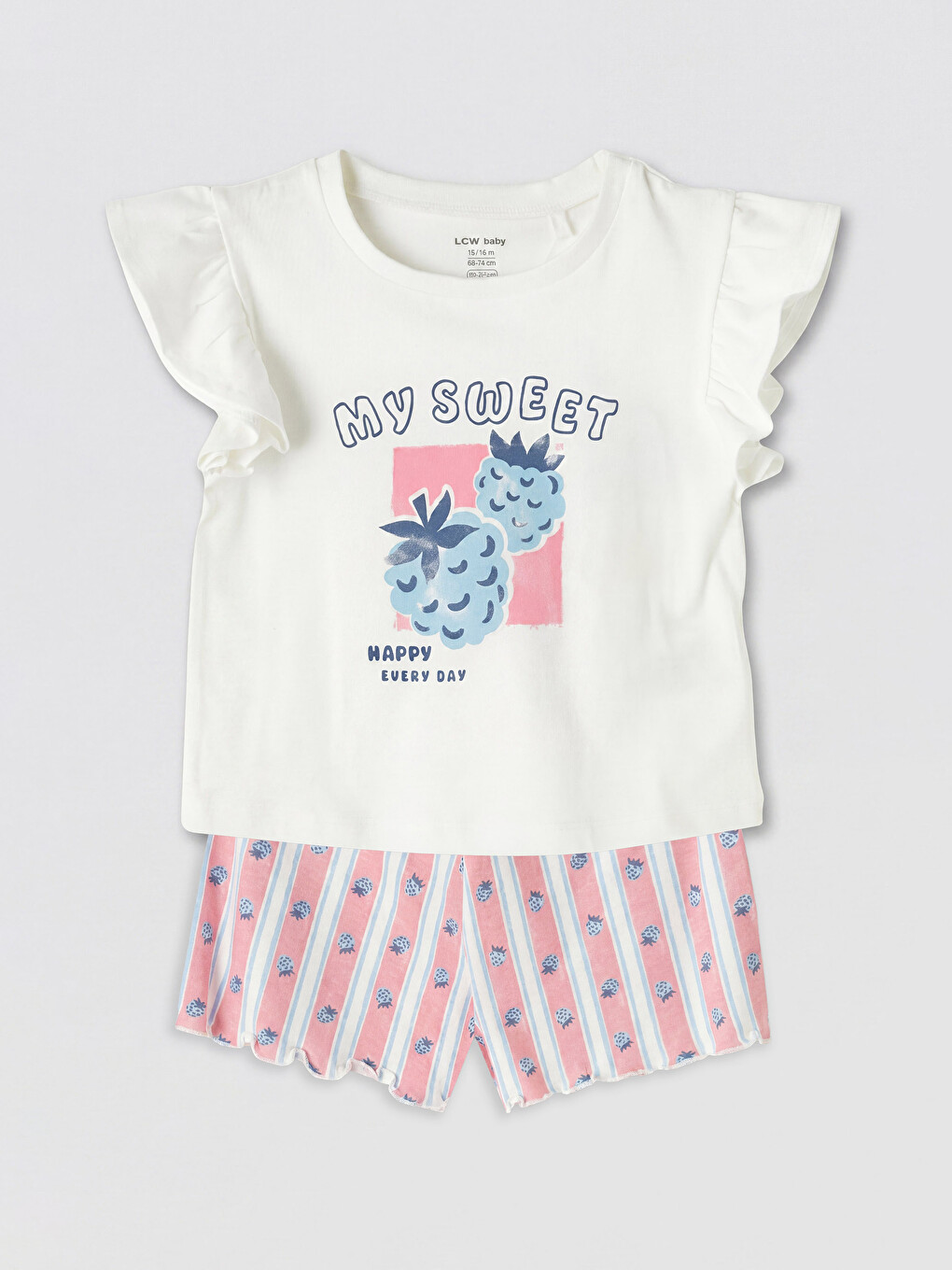 Printed Baby Girls' Shorts Set