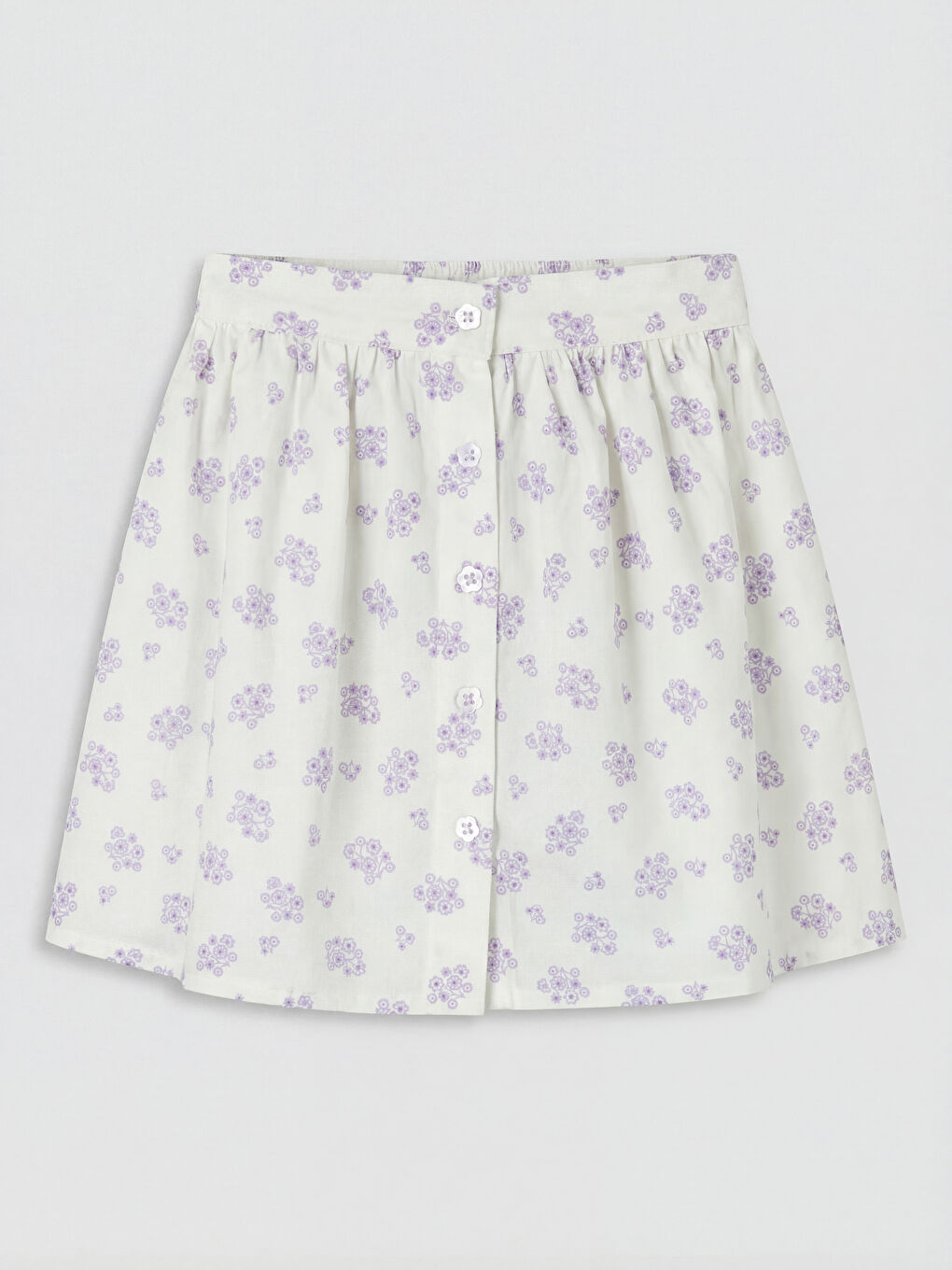 Floral Girls' Skirted Set-3