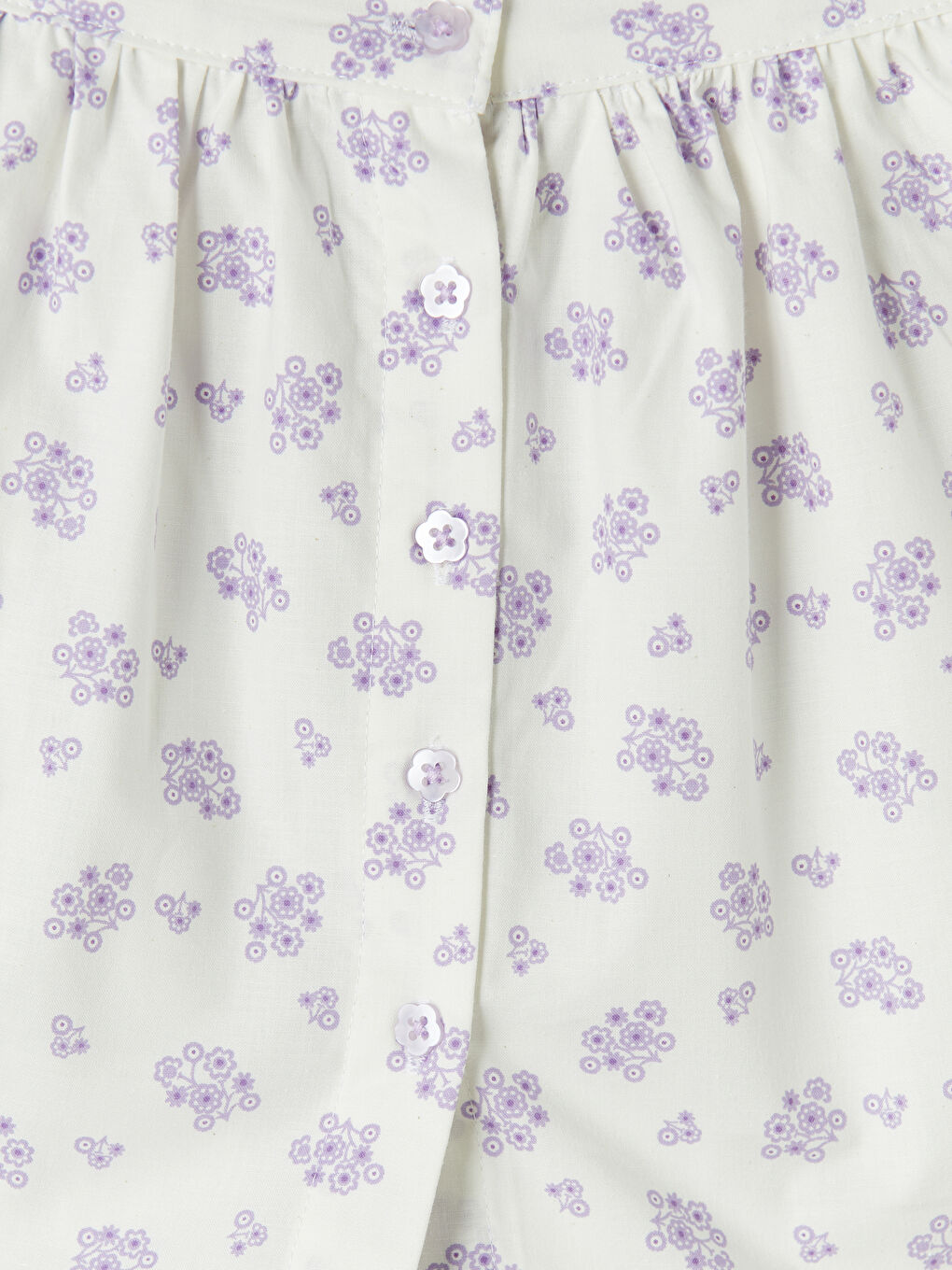 Floral Girls' Skirted Set-7
