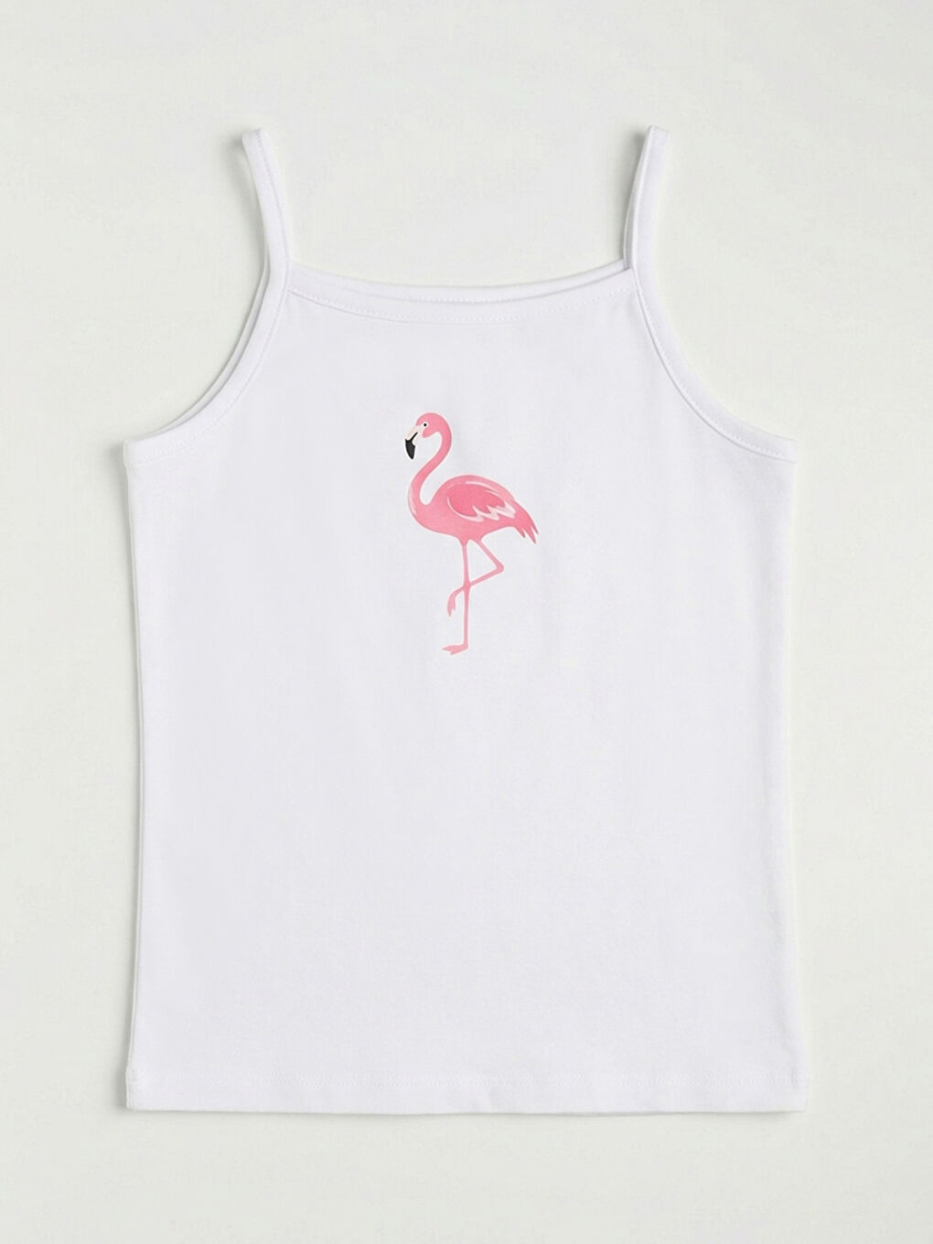 Pembe Kız Çocuk İp Askılı İç Giyim Atlet 2'li-1