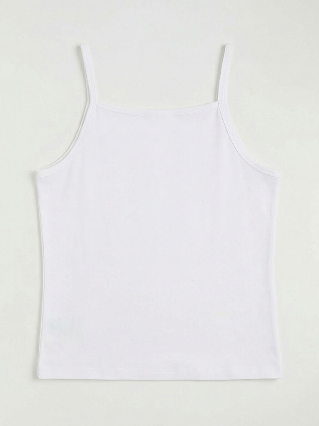 Pembe Kız Çocuk İp Askılı İç Giyim Atlet 2'li-2